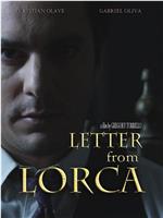 Letter from Lorca